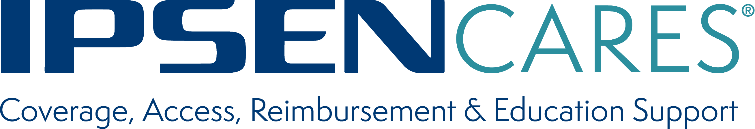 IPSEN CARES Coverage, Access, Reimbursement & Education Support logo