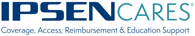 IPSEN CARES Coverage, Access, Reimbursement & Education Support logo